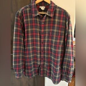 Carbon 2 Cobalt Plaid Flannel Button-Up Shirt